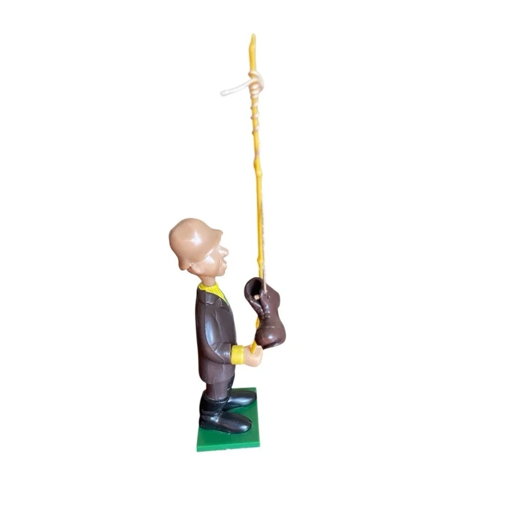 4 Wilton Cake Toppers Cowboy Man on Pier Old Man‎ Fishing Boot Baseball Player